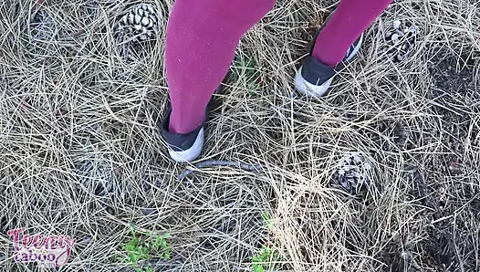 Спариваюсь с Celestina на природе