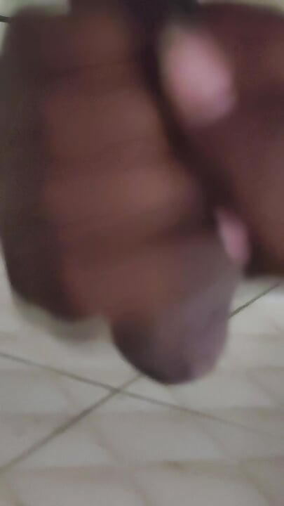 Bathroom cock rubbing