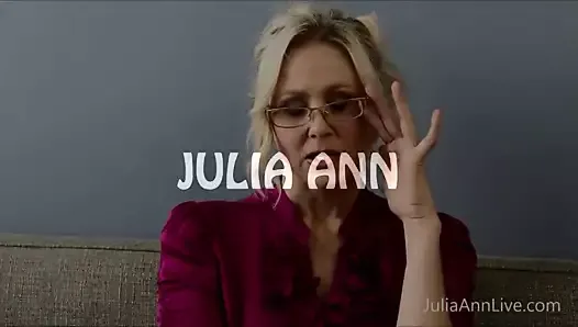 Busty Blonde Teacher Julia Ann Fucks Herself!
