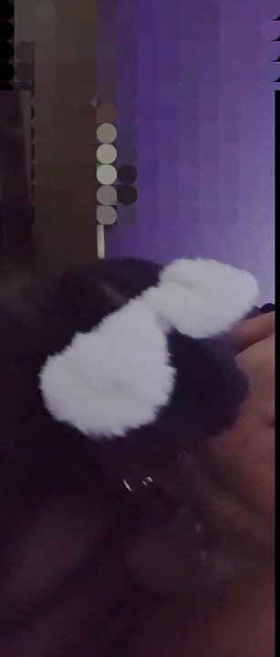 Shemale sucks cock at night to her