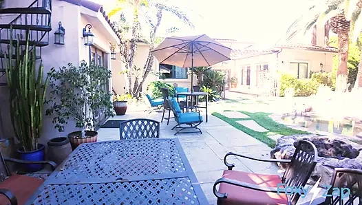 Leana Lovings - A Very Horny & Dirty Girl Seduces New Neighbor