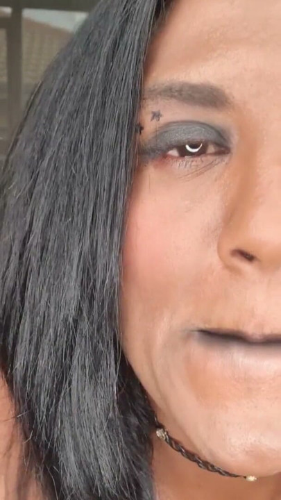 Desi slut dirty talking while playing, displaying her tongue and soft lips | Clip 1