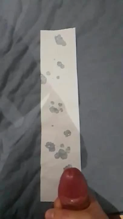 Home made slow motion cumshot