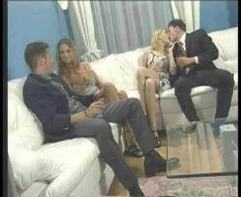 two blondies vs two dicks