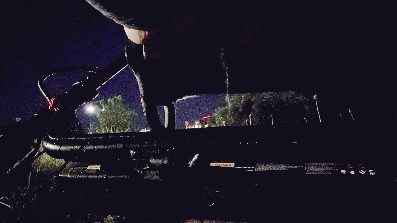 Pissing in public on my scooter