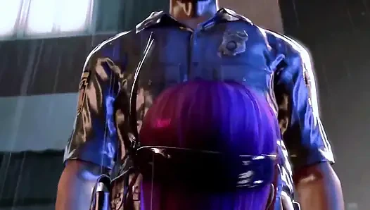 Warior si cantik dan dua polisi lagi asik ngentot - hentai 3d 17