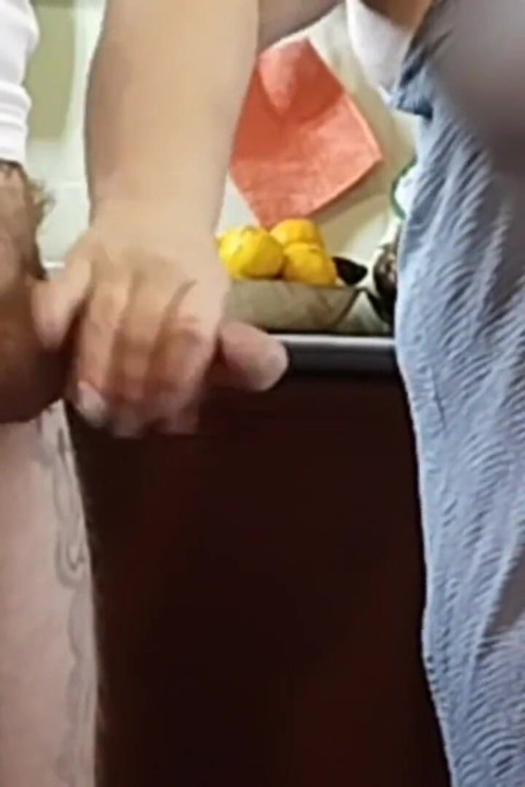 enjoying jerking off my dick from a fat bitch