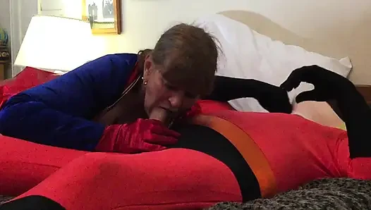 Granny Carmen's Champion Cocksucking Cosplay Cavalcade Compilation 11920COMP
