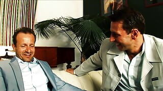 Secretary Colette Gets Double Penetrated and Creampied During Office Threesome