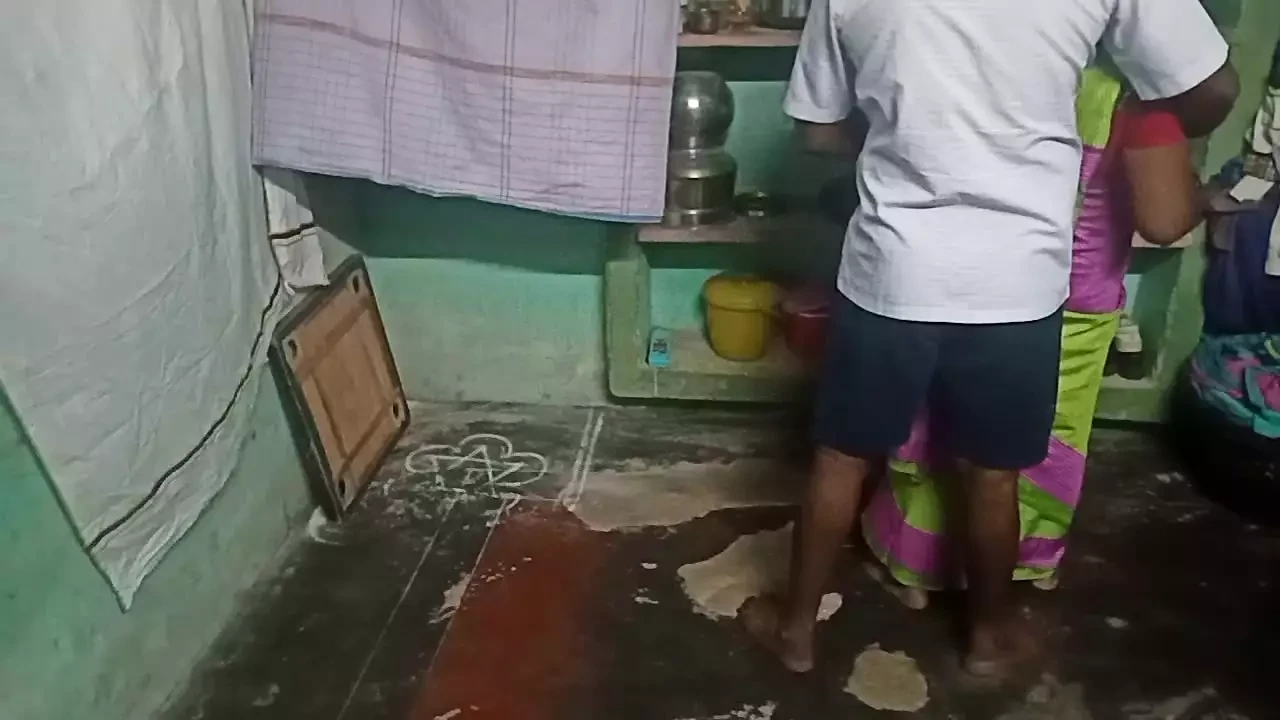 Desi aunty home cleaning sex with his house owner