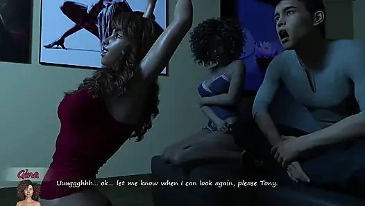 GroÃŸe stadtvergnügen: sexy mädchen gucken einen horrorfilm - ep. 19