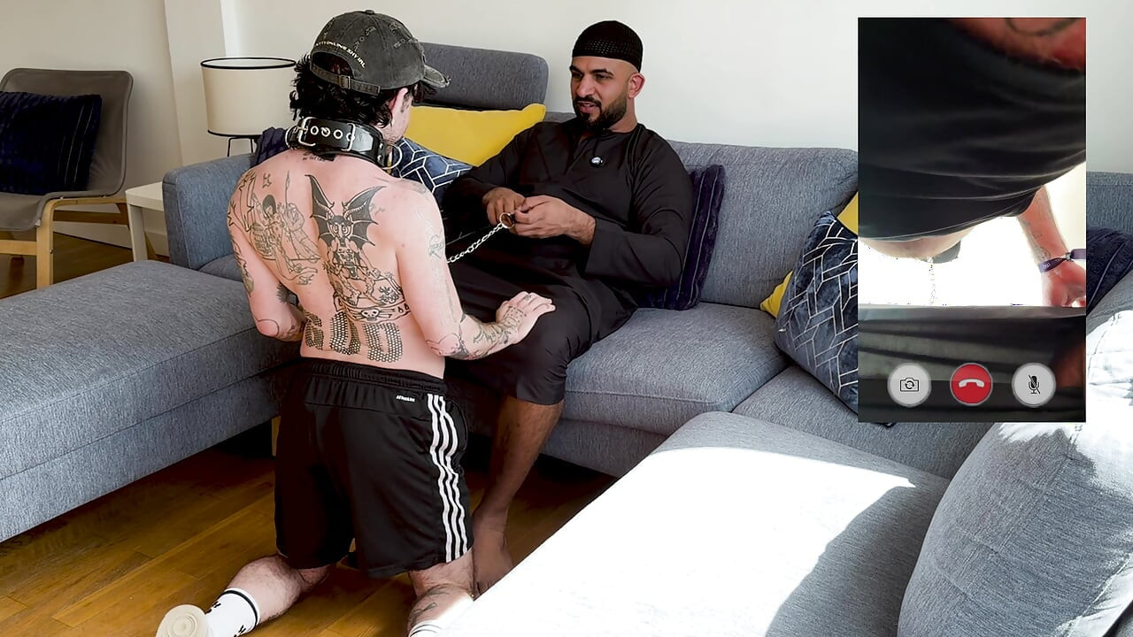 Arab Stepdaddy Using White Ftm Twink Pussy