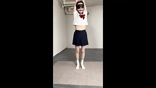 Denizci üniformalı jk+ eğitimi + kırbaçlama