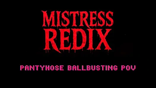 Pantyhose Ballbusting POV