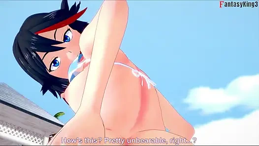 Ryuko Matoi sexy bikini sex - Killlakill