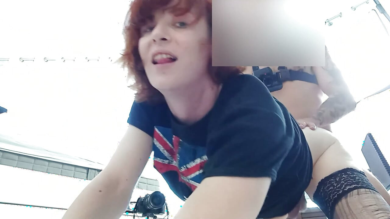 anal creampie in a tgirl asshole