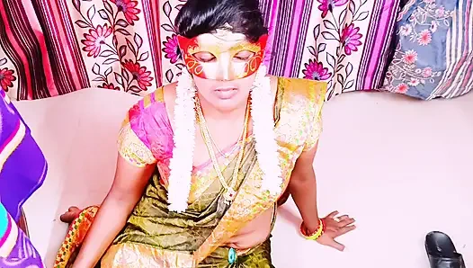 Ibu rumah tangga india lagi asik ngentot sama swamiji hordcore Telugu Dirty Talks.