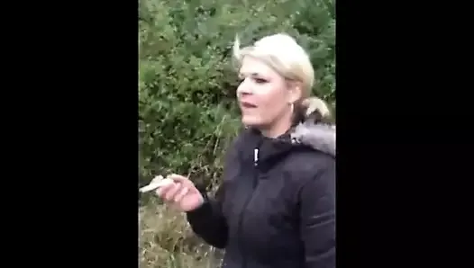 Amateur outdoor smoke and piss.mp4