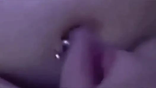 Navel Ring Licking And Play