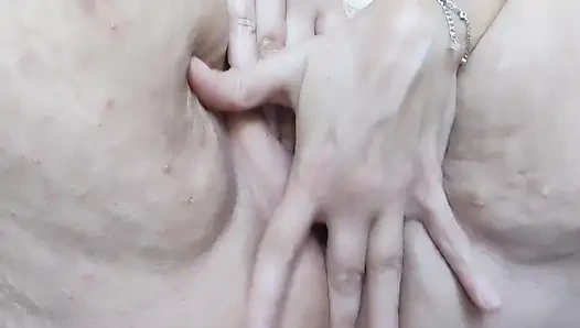 34yo Intimate Close-up: Sensual Solo Play with Moaning and Creamy Finish