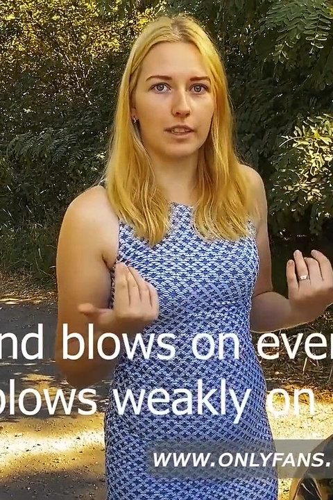 Hjälpte blondinen att fixa bilen och knullade henne