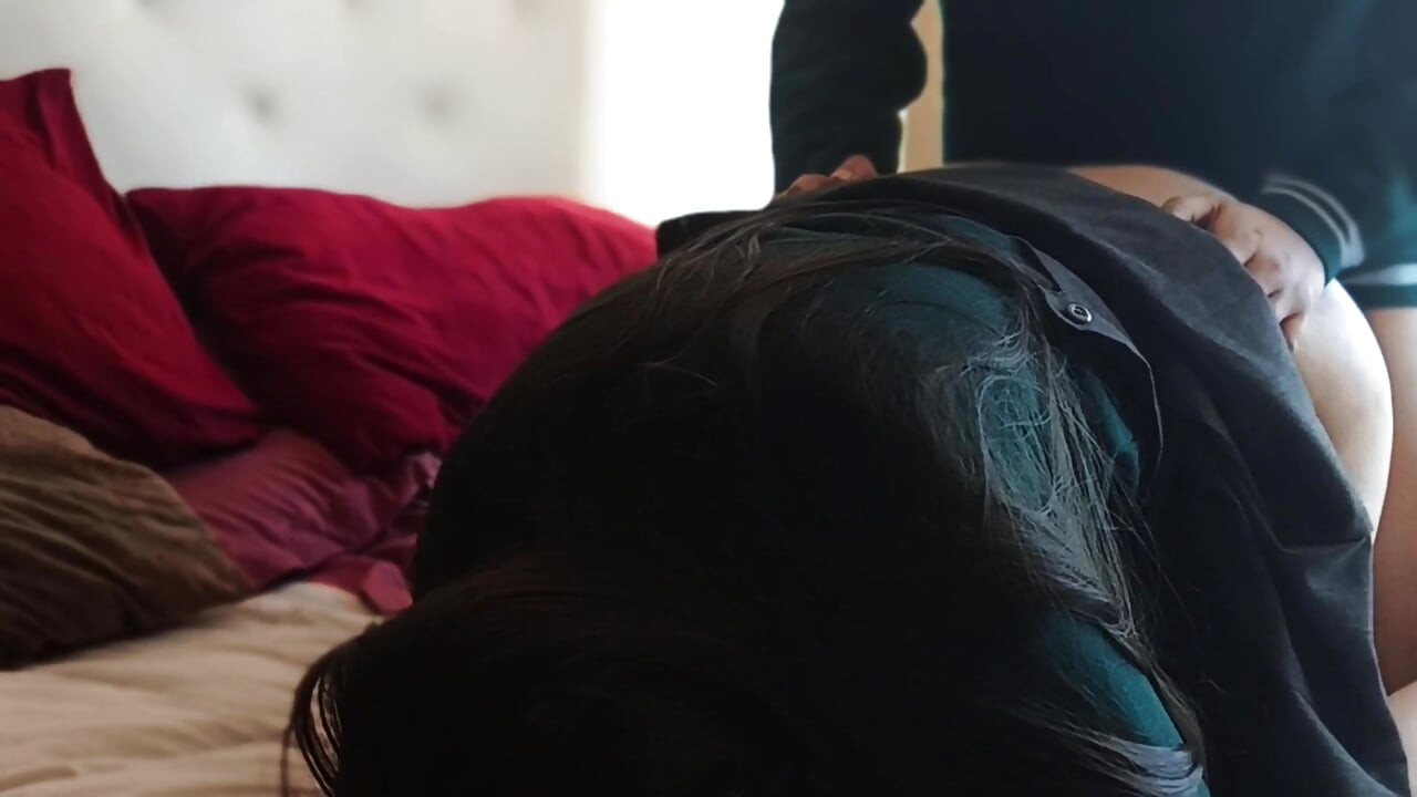 She skips classes to FUCK her best friend's boyfriend!