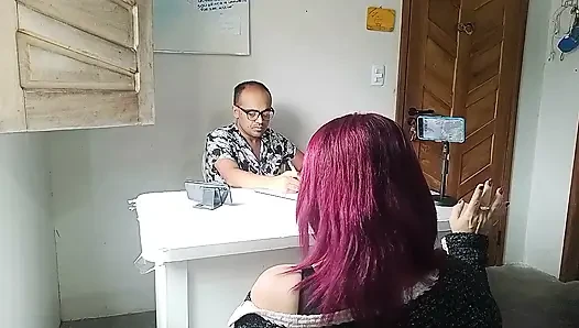 A Hot Interview with Her Big Tits and Ass