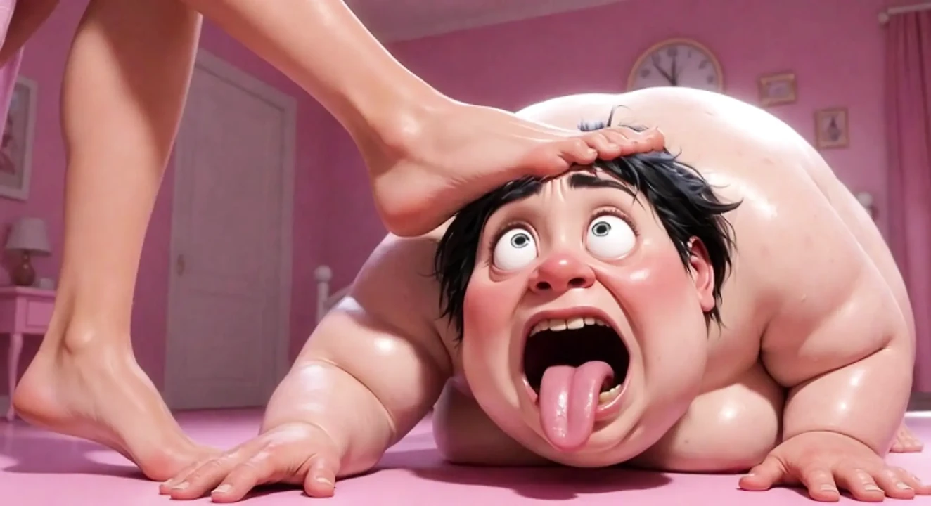 Fat Ugly Woman Degraded - Lick Beautiful Girl's