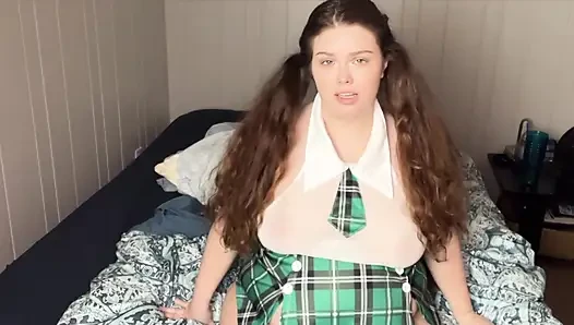 BBW College Girl Fucks Professor