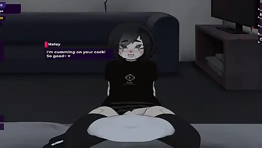 My dystopian robot girlfriend, Letting her take the lead on me.