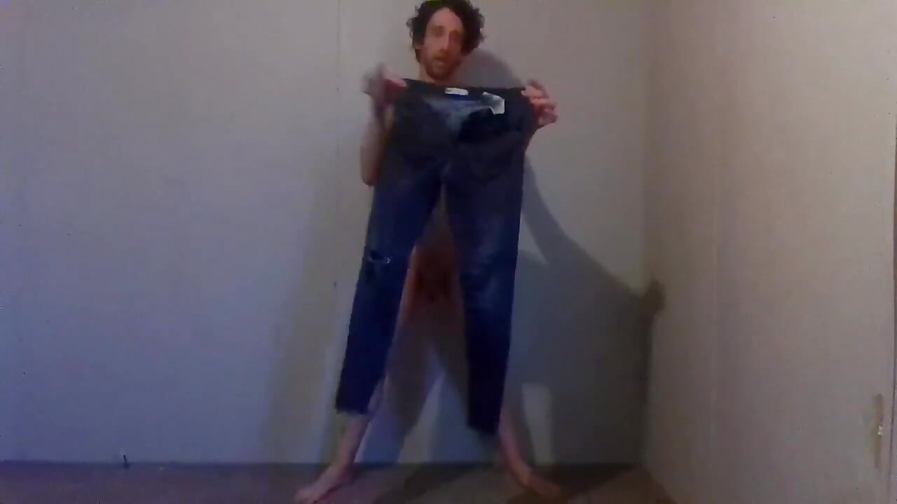Trying Clothes; Playing, Dressing and Undressing - Blue Jeans Pt 9