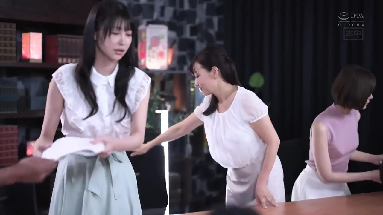 Female Announcer Whispering Lewd Words Harem, Reverse 3some Creampie Program. Part.1