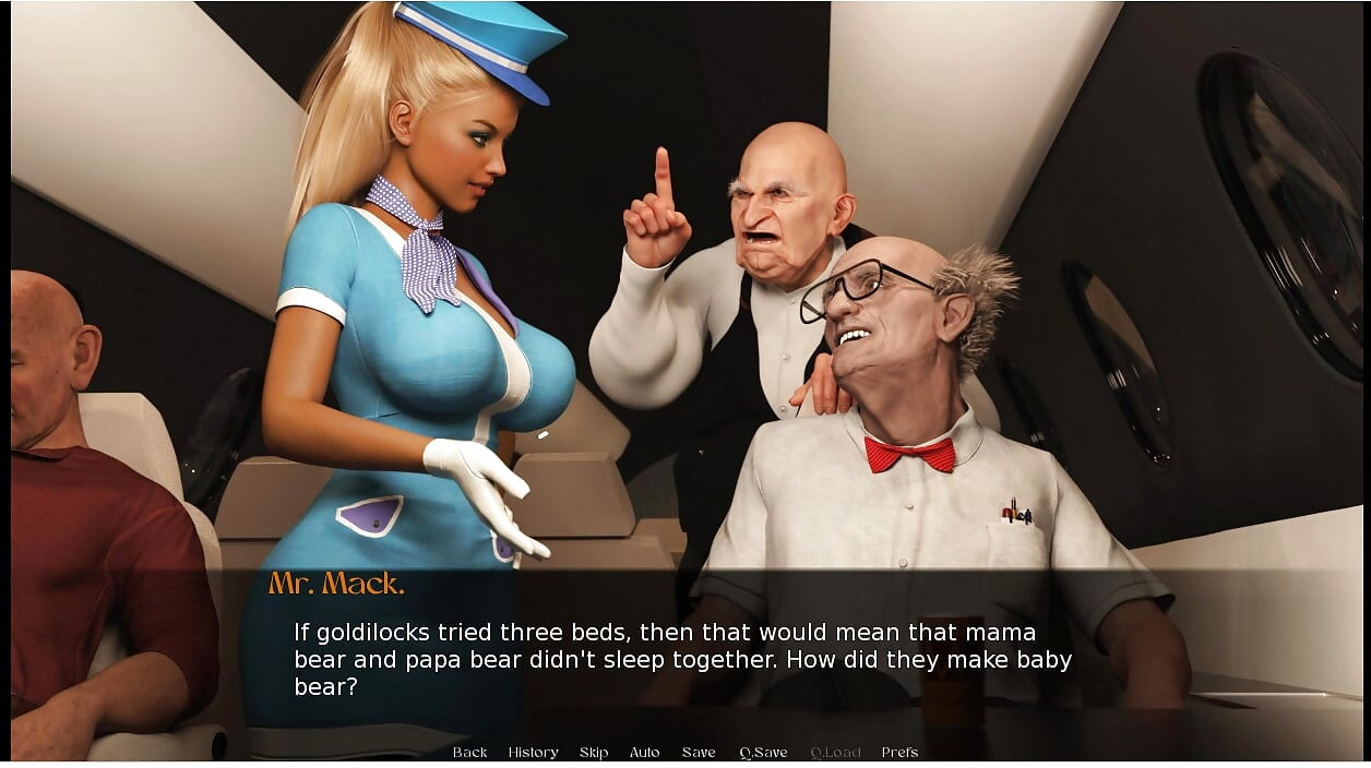 I Will Fuck Your Grandpa - Gameplay -roleplay - Nurse Scene - Stewardess Scenes