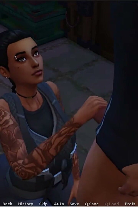 Insimology - Gameplay - Roleplay - Big Ass Tattoo MILF Fucks with Teen