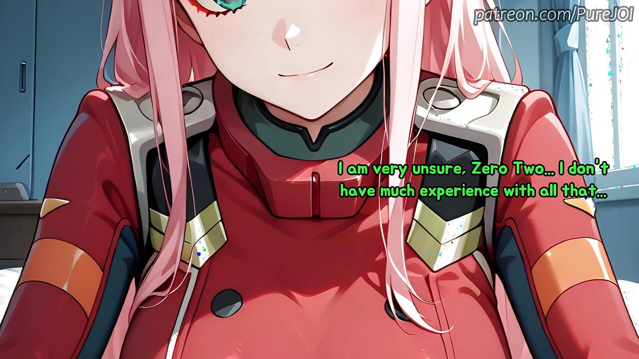 Zero Two wants to solve bad connectivity issue with a hot sex (JOI)