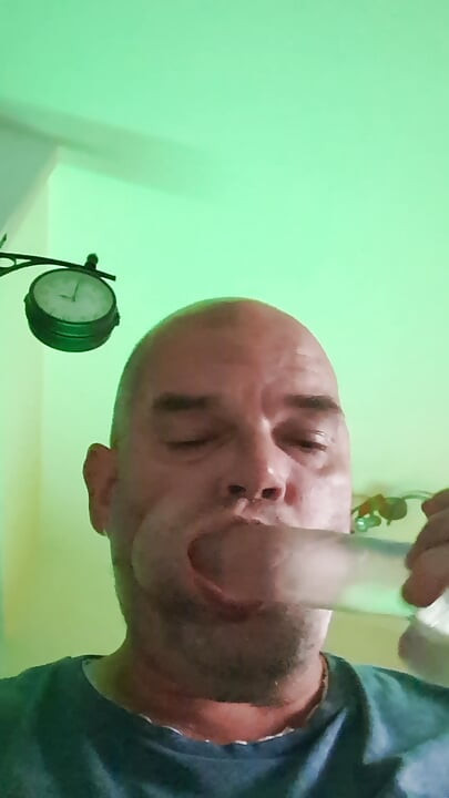 Sucking nicely like a slut and whore.