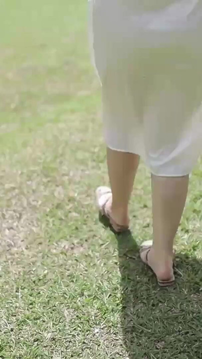 MY FIRST PUBLIC MASTURBATION ,  I WEAR SATIN WHITE SATIN DRESS | Clip 1