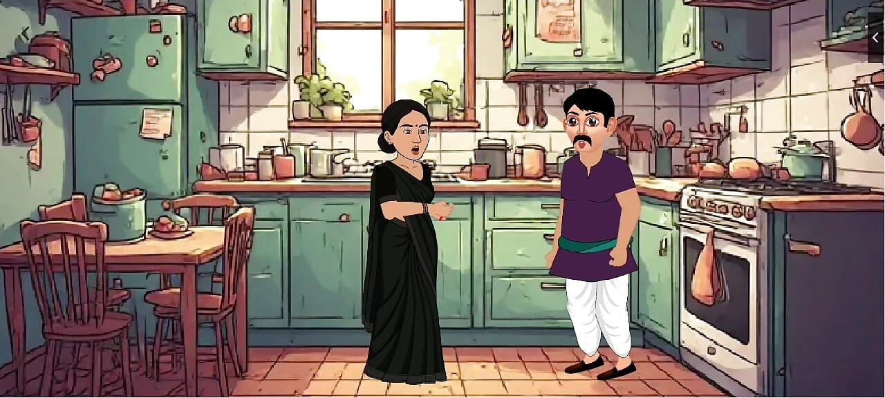 Cheating housewife with her bestfriend and her husband