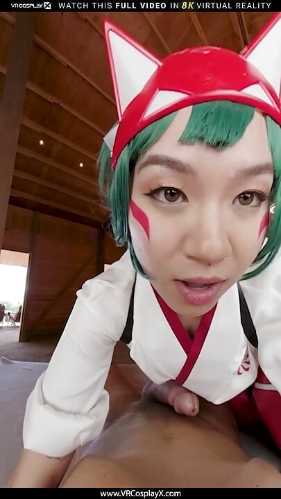 VRCosplayX Kimmy Kim Como OVERWATCH 2 KIRIKO quer suavizar mal-entendido com pura paixão parte 1