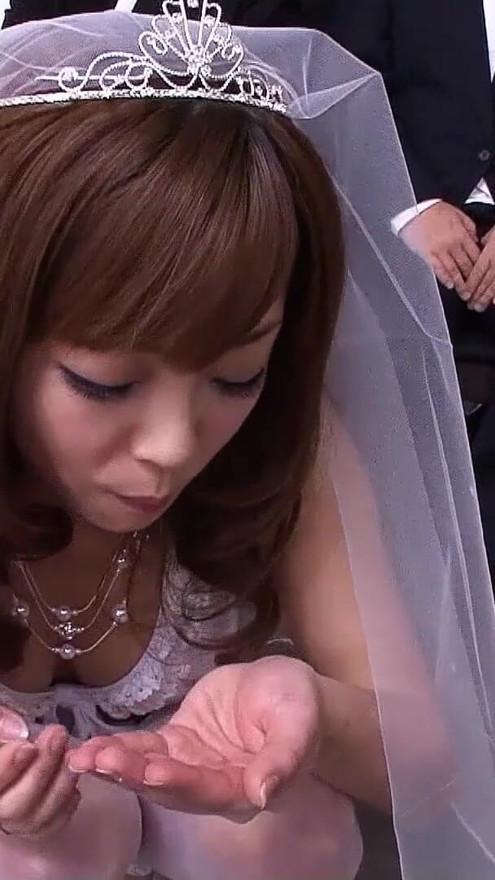Young Asian Bride get Gangbanged by many Guys at her own Wedding | Clip 2