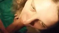Young Saggy Wife Sucks Cock
