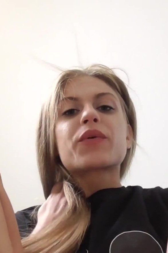 POV Spit-stomping! Teenie Slut Girl Stomping Spit Fun!