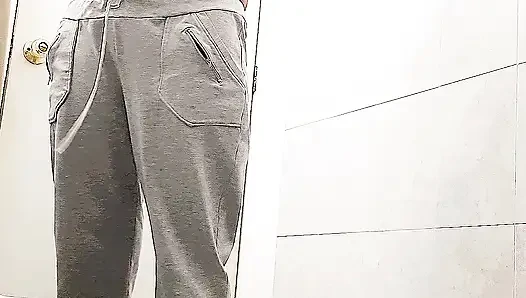 SEXY HOUSEWIFE CAUGHT ON VIDEO PEEING WHILE SMOKING