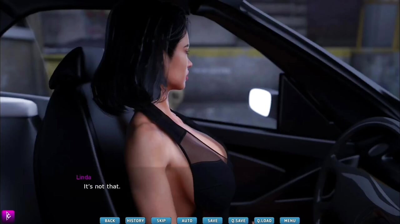 Sexy Lady takes her crush on a first date and gives him a blowjob - gameplay part 2