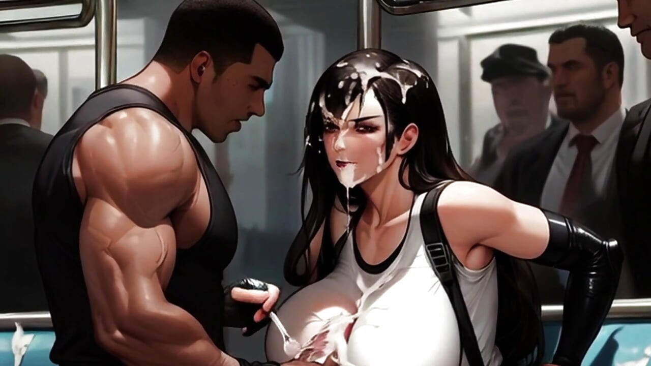 Tifa's Irresistible Tits Get Felt & Fucked On The Midgar Train