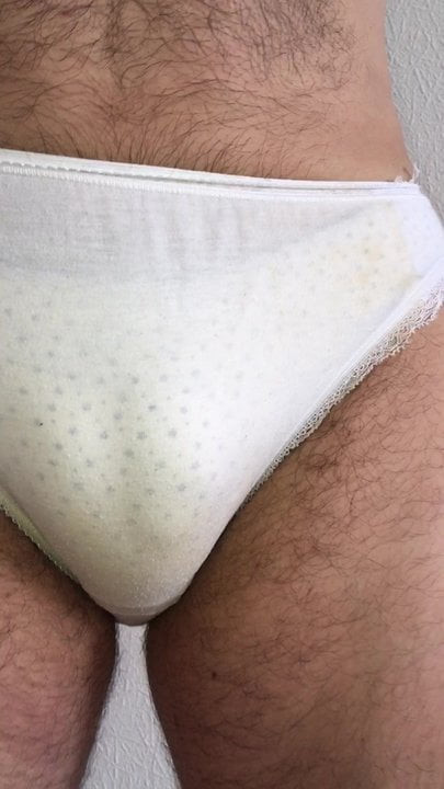 Piss stained panties ... the dry version