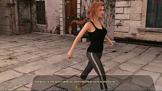 Haley Story #18 - Johannes fucked Adriana and Haley at the same time