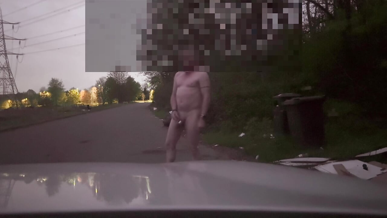 Naked jerk in road pt2