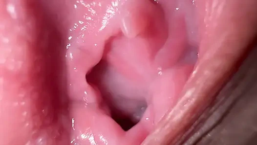 Nahaufnahme, weite muschi-spreizung und dirtytalk, Sexy mia will mit dir kommen