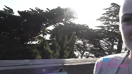 You continue the ocean trip with Imani then she gives you a full handjob, footjob, and blowjob, ending with you c